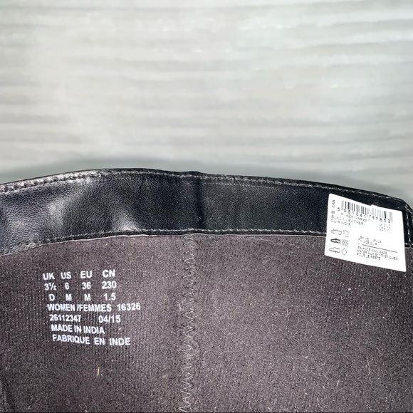 Women’s 6M CLARK’S PLAZA MARKET Black Leather Equestrian Style Riding Boots EXC - Picture 10 of 16